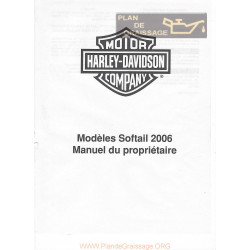 Harley Davidson Softail Manuel Du Proprietaire 2006