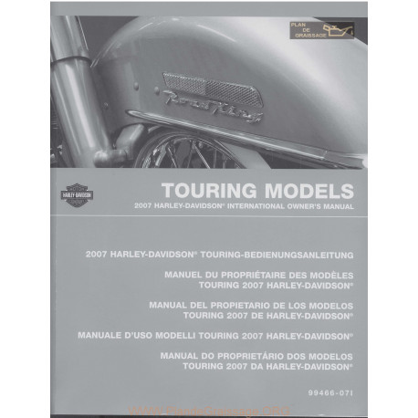 Harley Davidson Touring 2007 Manual De Intretinere