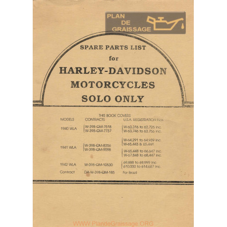 Harley Davidson Wla 1940 42 Ls