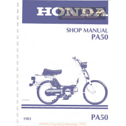 Honda 83 Pa 50 Manual Shop