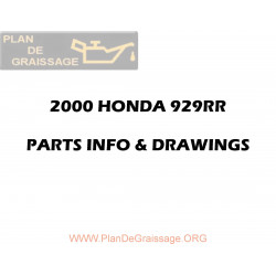 Honda 929 Fireblade 00 Parts Info&drawings