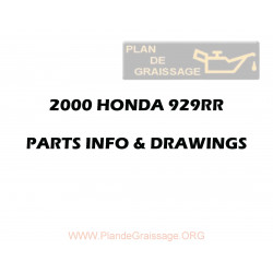 Honda 929 Rr Fireblade 2000 Parts Info Drawings