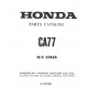 Honda Ca77 Dream 305 Illustrated Parts List Diagram Manual