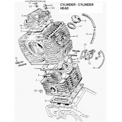 Honda Ca95 Benly 150 Touring Parts List Diagram Manual