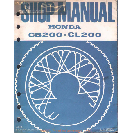 Honda Cb 200 Cl 200 Manual De Reparatie