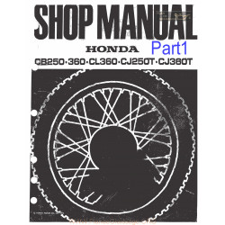 Honda Cb 250 360 Cl Cj T Manual Rep Part1