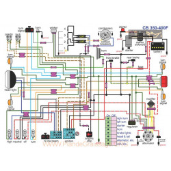 Honda Cb 350 400f Schema Electrica