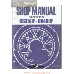 Honda Cb 350 F Cb 400 F Manual De Reparatie