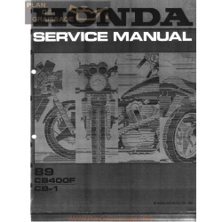 Honda Cb 400f Cb1 89 Service Manual
