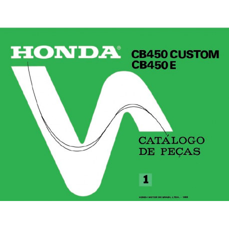 Honda Cb 450 E Custom Pecas