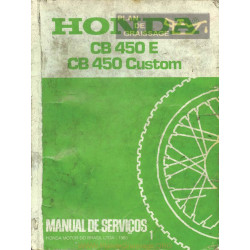 Honda Cb 450 E Custom Servico