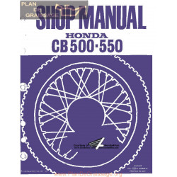 Honda Cb 500 550 1977 Manual De Reparatie
