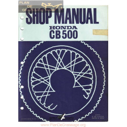 Honda Cb 500 F 1972 Manual De Reparatie