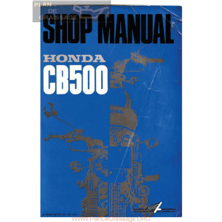 Honda Cb 500 F Manual De Reparatie