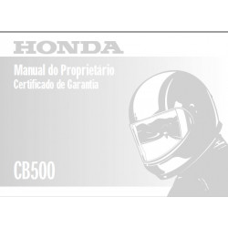Honda Cb 500 Manual Do Proprietario