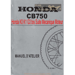 Honda Cb 750 K0 K1 G3 Bis Suite Mecanique Moteur