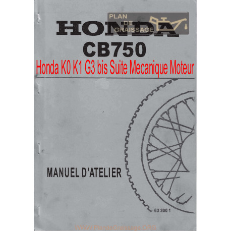 Honda Cb 750 K0 K1 G3 Bis Suite Mecanique Moteur