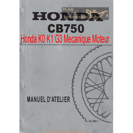 Honda Cb 750 K0 K1 G3 Mecanique Moteur