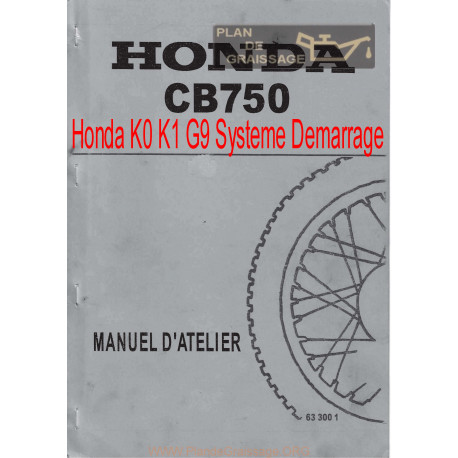 Honda Cb 750 K0 K1 G9 Systeme Demarrage