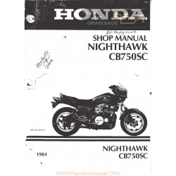 Honda Cb 750sc Nighthawk 1984