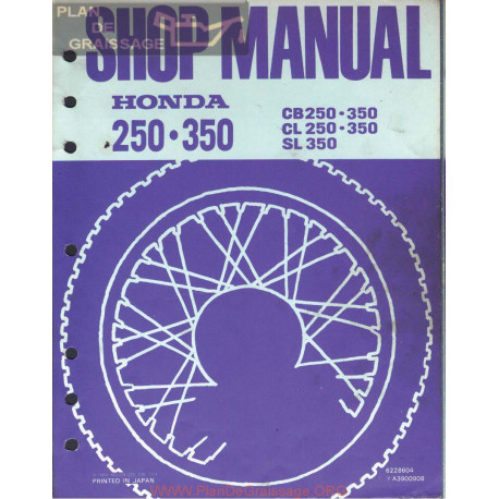 Honda Cb Cl Sl 250 350 Manual De Reparatie Www.manuale Reparatie