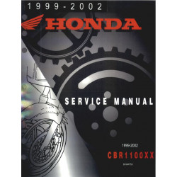 Honda Cbr 1100 Xx 1999 2002 Service Manual