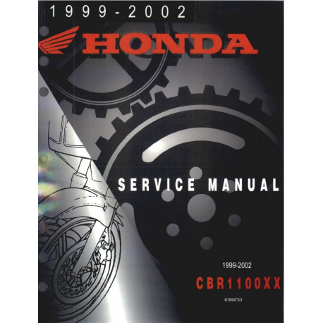 Honda Cbr 1100 Xx 1999 2002 Service Manual