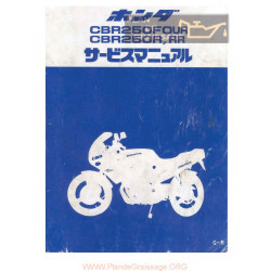 Honda Cbr 250 R Rr Four 1987 1991 Service Manual Japanese