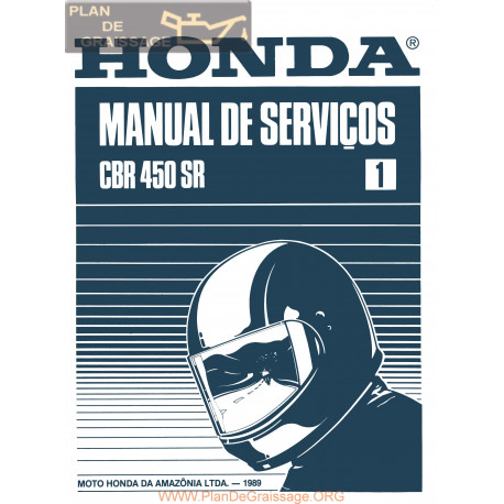 Honda Cbr 450 Sr Manual De Reparatie