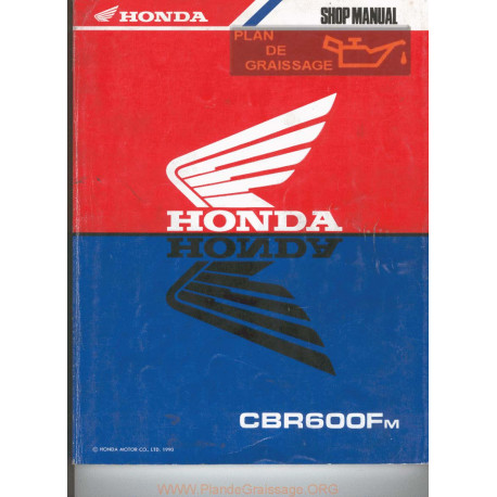 Honda Cbr 600 Fm 1989 1990 Service Manual