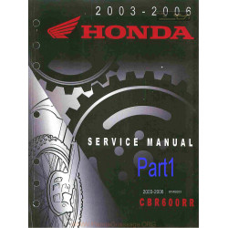 Honda Cbr 600 Rr 2003 2006 Manual De Reparatie Part1