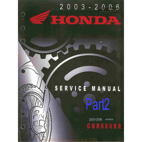 Honda Cbr 600 Rr 2003 2006 Manual De Reparatie Part2