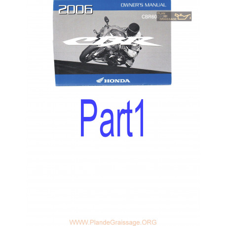 Honda Cbr 600 Rr 2006 Manual De Intretinere Part1