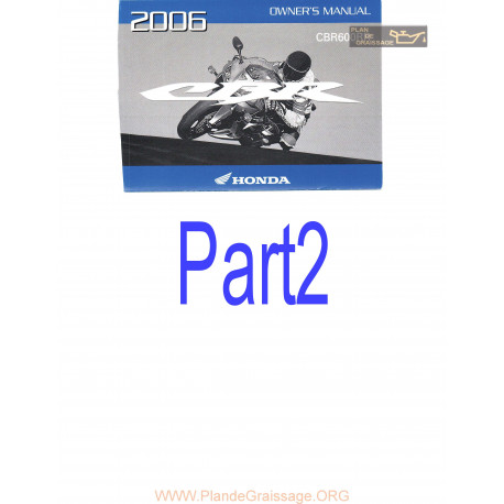 Honda Cbr 600 Rr 2006 Manual De Intretinere Part2
