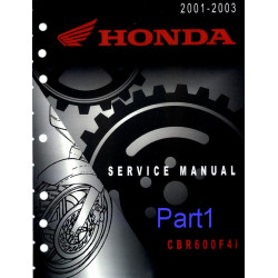 Honda Cbr 600f4i 2001 2003 Service Manual Part1