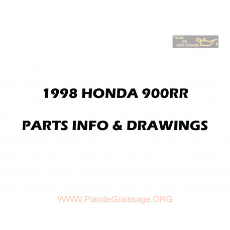 Honda Cbr 900 Rr 1998 Parts List