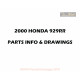 Honda Cbr 929 Fireblade 2000 Parts List