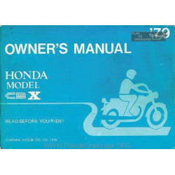 Honda Cbx 1000 Manual De Intretinere