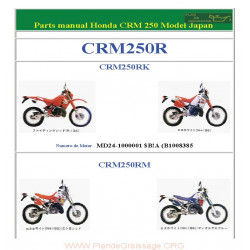 Honda Crm 250 Parts List