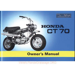 Honda Ct 70 Trail 70 Manual De Intretinere