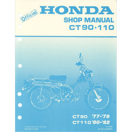 Honda Ct 90 1977 1979 Ct110 1980 1982