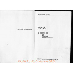 Honda Gl 1000 1100 Goldwing 1976 1984 Manual De Reparatie