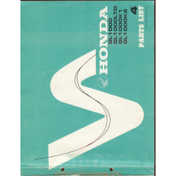 Honda Gl 1000 1975 1979 Parts List