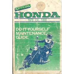 Honda Gl 1000 1978 Parts List