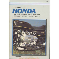 Honda Gl 1000 Gl 1100 1975 1983 Manual De Reparatie