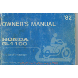 Honda Gl 1100 Standard 1982 Manual De Intretinere