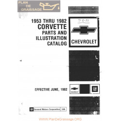 Chevrolet Corvette 1953 1982 Parts Illustration