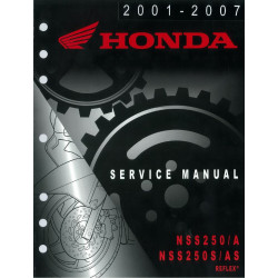 Honda Nss 250 A As Service Manual