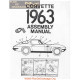 Chevrolet Corvette 1963 Assembly Manual