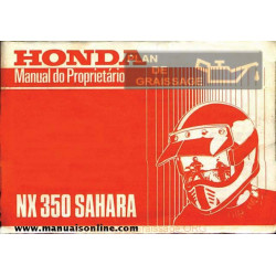 Honda Nx 350 Sahara Proprietario